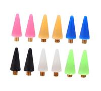 PartyKindom 12pièces Embout de Rechange pour Stylo à Ongles et Cure-ongles Cire de Rechange Outil de Nail Art