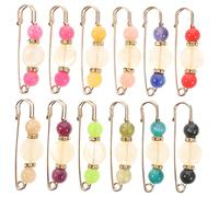 PartyKindom 12pièces Épingles De Sûreté Décoratives Pour Vêtements Clip Ajustable Pour Pantalon Agrafes Polyvalentes Pour Pull Cardigan Et Châle Accessoires Mode Pour Femmes