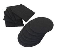 PartyKindom 12pièces Filtres pour Poubelles Et Composteurs Coussins Filtrants pour Seaux à Compost Désodorisants pour Bacs à Litière