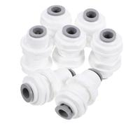 PartyKindom 12pièces Raccord Traversant pour Purificateur Eau Adaptateur pour Traversée de Cloison Raccord pour Tuyau Eau Connecteur pour Systèmes Inverse