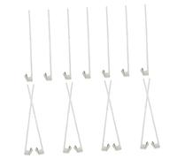 PartyKindom 15 Pièces Mât De Drapeau Amovible pour Voiture Support De Drapeau pour Fenêtre Mât De Compact pour Véhicule Tige De à Clip pour Vitre