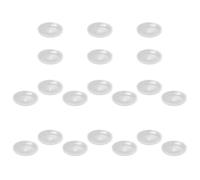 PartyKindom 150 Pièces Petits Protège-Gouttes pour Bougies, Plateau Rond | Trou Central et Rainures Profondes, Collecte de Cire, Nettoyage Facile, Stable, Portable