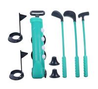 PartyKindom 1Ensemble Jouets de Golf pour Garçon Fille Plein Air Kit Éducatif Interactif pour Tout Petits Clubs et Balles de Golf Activité Ludique pour Garçons