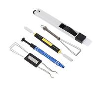 PartyKindom 1ensemble Kit De Nettoyage pour Clavier Mécanique Extracteur De Keycaps avec Brosse De Nettoyage Électronique Outil Pratique Et pour Entretien Pc Et Claviers Rétro Parfait pour