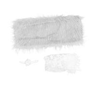 PartyKindom 1ensemble Trousse De Photographie Né De Accessoires avec Couverture Fluffy Bandes Élastiques Décoratives Et Enveloppement pour Capturer des Souvenirs Inoubliables