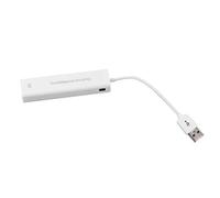 PartyKindom 1pièce Adaptateur USB Ethernet avec Hub Ports USB pour Pc Connectivité Fiable Et Pratique Blanc