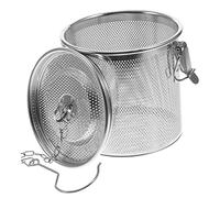 PartyKindom 1pièce Filtre à Épices Acier Inoxydable Hampe De Rangement Pratique Pour Épices Avec Design De Uniforme Anti-corrosion Et Système De Suspension