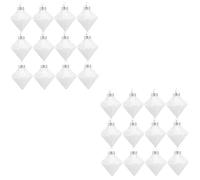 PartyKindom 2 Ensembles Boule Transparente Diamant Boules De Bricolage Boule Suspendue À Un Arbre À Remplir Artificiel Xmas Tree Ambiance Noel Ornements Transparents en Plastique 12 Pièces * 2
