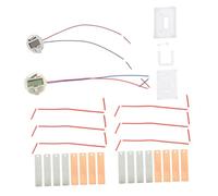 PartyKindom 2 Ensembles Kit Scientifique Batterie de Fruits DIY avec Zinc Anode Expérience Éducative pour Élèves Créativité et Innovation Facile à Assembler pour Scolaires