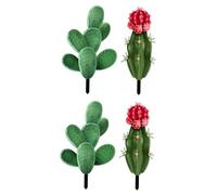 PartyKindom 2 Ensembles Piquets De Jardin De Cactus Lot de Décoration Vivid pour Extérieur De Jardin Charmants pour Cour Pelouse 2 Pièces * 2