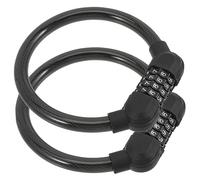 PartyKindom 2 pièces à Code Chiffres Serrure sans Clé et Multifonction pour Électrique Accessoires de Sécurité Lot de Noir