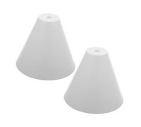 PartyKindom 2 pièces Abat Jour pour Lampe de Bureau Petit Diamètre Design Vintage Élégant Lot pour Lampe Intérieur et Bougie Chauffante