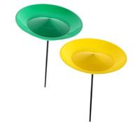 PartyKindom 2 Pièces Assiettes Colorées de Jonglage avec Bâtons Kit de Jonglage Circus pour Débutants Développement de Compétences Spectacles et Fêtes