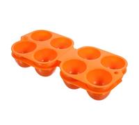 PartyKindom 2 Pièces Boîte à Œufs 4 Compartiments Boîte à Œufs Pour Réfrigérateur Récipient Pour Œufs Durs Porte-oeufs 4 Gardien Distributeur Doeufs Plastique Extérieur Plaque D'oeufs Voyage