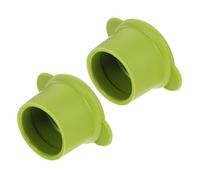 PartyKindom 2 pièces Bouchons Silicone Réutilisables Joint Étanche pour Bouteilles et Canettes Stockage et Scellage Vin Adaptés pour Soda et Vin Lavables Au Lave
