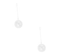 PartyKindom 2 Pièces Boule d'alimentation Nourriture au Poulet Jouets d'alimentation de Poulet Balle Accessoire d'alimentation pour Poules Accessoire de Cage pour volaille Chargeur de fourrage