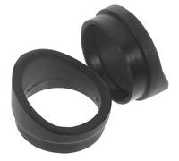 PartyKindom 2 Pièces Cache-oculaire Réutilisable pour Microscope, Accessoire Oculaire en Caoutchouc Noir, Léger et Portable, pour Aventures au Microscope, Passionnés de Science et Chercheurs
