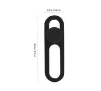 PartyKindom 2 Pièces Camera Privacy Slider Thin Plastic Front Cover for Personal Security Privacy Protection Easy Slide Design and