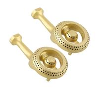 PartyKindom 2 Pièces Capuchons de Brûleur Fonte pour Cuisinière à Gaz Remplacement Flamme Nettoyage Facile Accessoires de Cuisson pour Cuisine