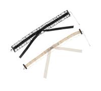 PartyKindom 2 pièces Collier Dentelle Vintage avec Nœud Bande de Cou Délicate pour Fille Accessoire Mode Élégant Lot de Cassé Noir