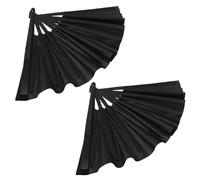 PartyKindom 2 Pièces Éventail de Poche Tai Chi Fan des Festivals éventails pliants de Kung fu éventail de Danse éventail pour Danse Ventilateur éventails pour Femmes Pliables Fan de Kung-fu