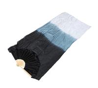 PartyKindom 2 pièces Éventails de Danse Pliants Longs Polyester à Dégradé pour Danse du Ventre Classique et Spectacles Traditionnels Chinois