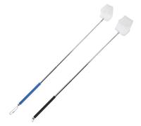 PartyKindom 2 Pièces Filet Télescopique pour Crevettes et Petits Poissons | Maille Fine Dense, Pliable et Portable, Tige en Acier Inoxydable, pour Bassins et Pêche Couleur Aléatoire