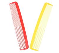 PartyKindom 2 Pièces Grand accessoire de peigne carnaval dent comédie démêler deguisement halloween clown accessoire de grand peigne d'Halloween peignes à cheveux coiffants Plastique