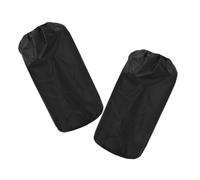 PartyKindom 2 pièces Housse pour Réservoir Extérieure Tissu Oxford Noir Étanche et Résistante Aux UV avec Cordon de Serrage Protection Gaz pour Camping Caravane