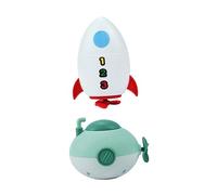 PartyKindom 2 pièces Jouets sous Marins pour Bain Garçon Fille Accessoires de Jeu Ludiques et Éducatifs Sécurité Peau Sensible pour Piscine et Salle de Bain