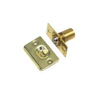 PartyKindom 2 pièces Loquet Invisible Cuivre avec Ressort Serrure de Porte Darmoire Réglable et Facile à Installer pour Meubles et Placards Finition Dorée