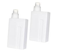 PartyKindom 2 pièces Lot Bouteilles Rechargeables pour Détergent Liquide Récipient Sous-bouteille Pratique Anti-fuite Design Épuré et Transportable pour Lessive et Gel