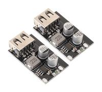PartyKindom 2 pièces Module Régulateur de Tension DC DC vers USB Rapide Convertisseur Abaisseur de Puissance Haute Efficacité avec Technologie de Redressement Synchrone Adapté pour Charge