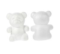 PartyKindom 2 pièces Moule Mousse Ours DIY Set pour Décorations et Projets Créatifs pour Fêtes et Bricolage