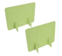 PartyKindom 2 pièces Panneaux de Séparation de Bureau Feutre Cloisons Acoustiques sans Perçage avec Panneaux de Confidentialité pour Bureau Salle de Classe et Télétravail Bruit et Isolement