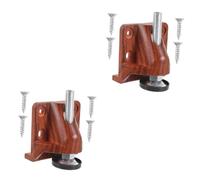 PartyKindom 2 Pièces Pied Réglable pour Mobilier Niveleur de Hauteur Durable Stabilisation pour Inégaux Protection des Sols Renforcée