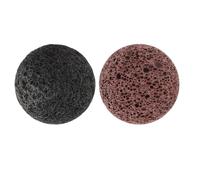 PartyKindom 2 Pièces Pierre Poreuse pour Pieds, Exfoliant Callosités, | Surface Texturée, Format Portable, Atteint Zones Courbes, pour Voyage et Entretien Régulier