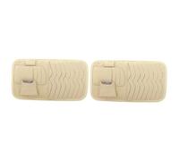 PartyKindom 2 Pièces Pince à Lunettes De Voiture Titulaire Cure-Dents Métalliques Pare-Soleil De Voiture Visière De Porte-mouchoirs De Voiture Pare-Soleil pour Voiture Parasoleil Voiture Beige