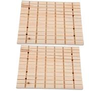 PartyKindom 2 pièces Planche à Gratter pour Petits Animaux de Accessoire de Meulage pour Cobayes et Chinchillas Prévention des Blessures Aux et Entretien des Griffes