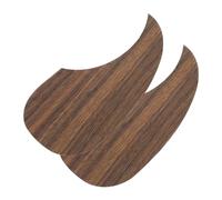 PartyKindom 2 pièces Plaque de Protection pour Guitare PVC Bois Grain Rayures Facile à Installer Accessoire Guitare Folk et