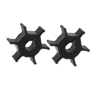 PartyKindom 2 Pièces Pompe à Eau Bord Turbine de Remplacement Compatible pour Moteurs de Bateau Petits Noirs Kit Réparation Pompe Impeller 2pcs