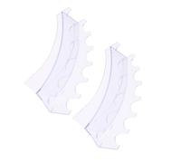 PartyKindom 2 pièces Présentoir de Bureau Transparent Polystyrène Support Pratique pour Rangement Pinceaux Maquillage et pour Organisation Espace de Travail