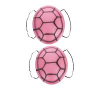 PartyKindom 2 Pièces Sac à Coquille de Tortue pour Jeux de Rôle Fête Halloween et Performances Scolaires Couleur Rose