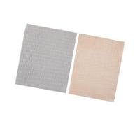 PartyKindom 2 pièces Tapis de Protection Barbecue Réutilisable Fibre de Antiadhésif et Découpable pour Grillades et Cuisson sans Fumée
