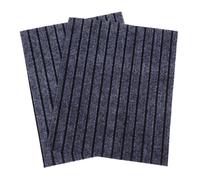 PartyKindom 2 pièces Tapis de Sol pour Urinoir Absorbant et Imperméable Antidérapant Séchage Rapide Lavable et Réutilisable Protection Hygiénique pour Sols de Hommes Gris Foncé