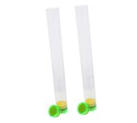 PartyKindom 2 pièces Tube de Rangement pour de Transparent Organisateur et Portable pour Accessoires de Extérieur