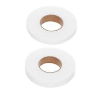 PartyKindom 2 rouleaux Double Sided Adhesive Hemming Tape Iron No Sewing For Clothes And Fabric Crafts Low Temperature Press Temporary Fabric Bonding Accessory