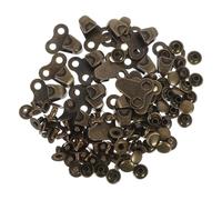 PartyKindom 20 Pièces Kit de Réparation de Chaussures Rivets Oeillets pour Lacets de Bottes Accessoires de Diy pour Randonnée Usage