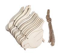PartyKindom 20 pièces Lot de Ornements Suspendus Oiseau Coupes Brutes Non avec Pré-percés Décorations DIY pour Mariage Anniversaire et Artisanat Maison