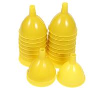 PartyKindom 20 pièces Mini Entonnoirs Plastique Réutilisables pour Laboratoire Entonnoirs Scientifiques et pour Remplissage de Flacons Éducatif pour Expériences Scientifiques Garçon Fille